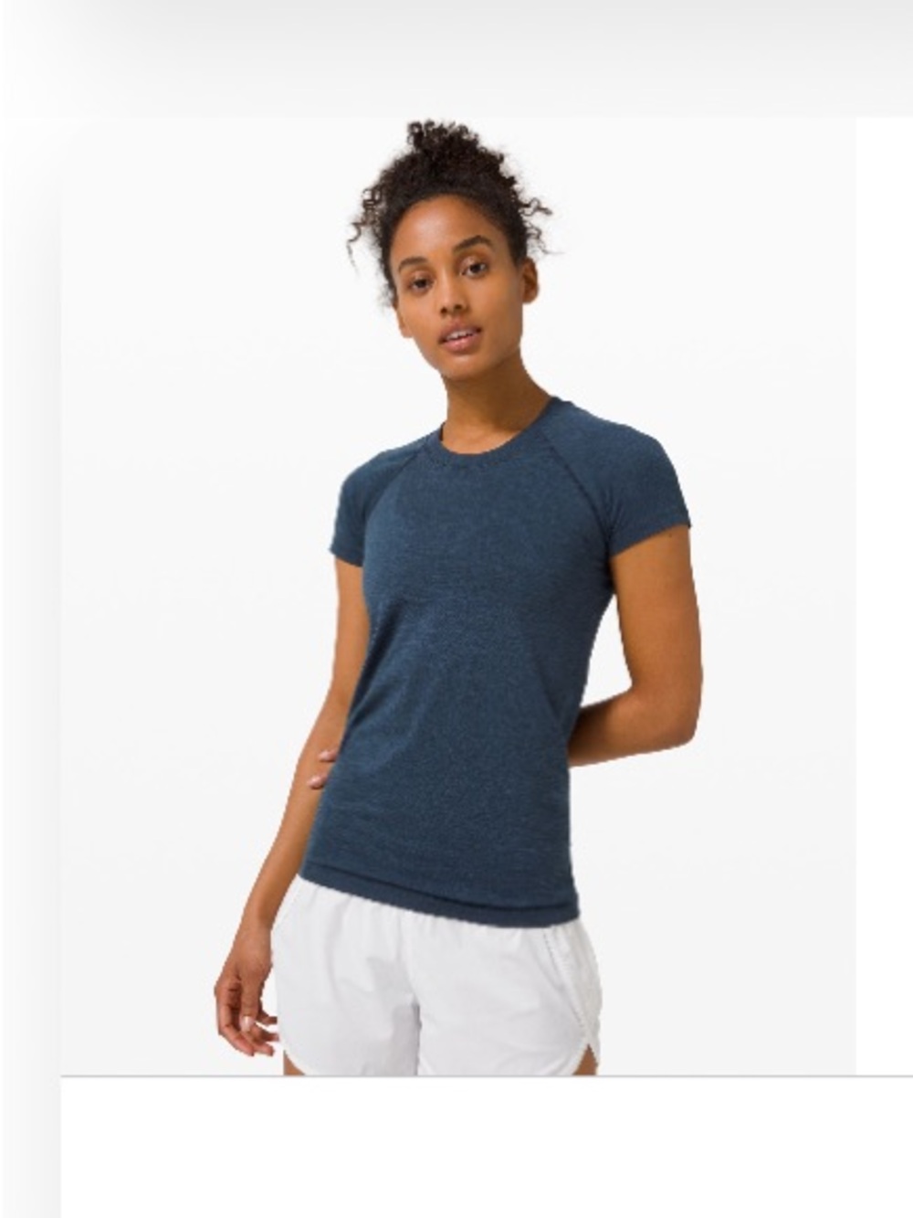 Lululemon Swiftly Tech Short-Sleeve Shirt 2.0 - Ink Blue/True Navy